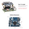 Waveshare PCIe to M.2 HAT+ Adapter with PoE Compatible with