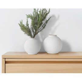 blomus Vase Rudea XS | Lily White | 12 x 12 x 11.7 cm