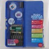 Kutsuwa CH200BK Clarino Pittanton Pen Case, Magnetic Pencil Case, 2-Door,