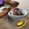 JUNSPOW Cat Desk Bed - One-Click Folding,Sunken Design & Space-Saving