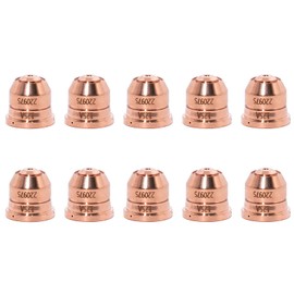 10PCS 220975 Nozzles Tips for 125A Plasma Cutting Torch Consumables, High-Precision Consumables Kit for Diverse Cutting Projects