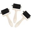 3 Pcs Rubber Brayer Rollers Ink Applicator Printmaking Art Craft