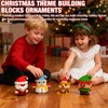 Yee hfafa 4 Pack Santa Claus Design Building Blocks Set,