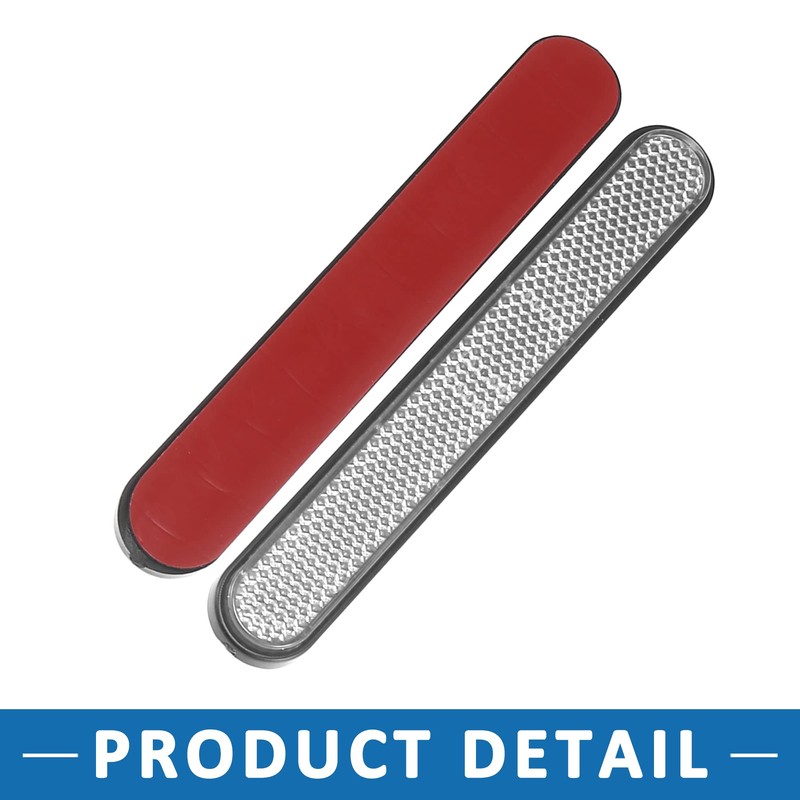 A ABSOPRO Motorcycle Front Fork Reflector Warning Saddlebag Cover (Set