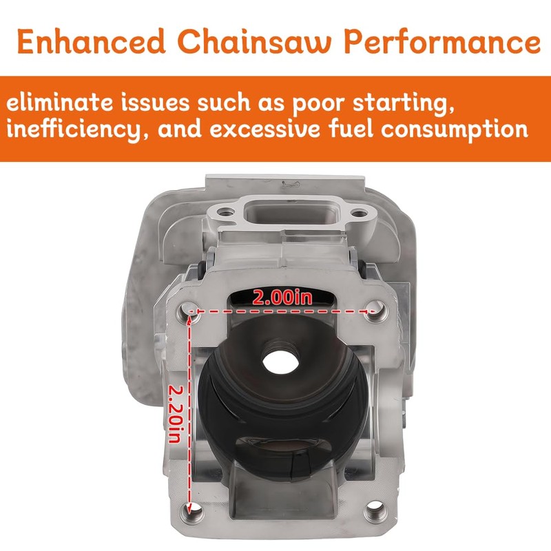 Adorih 47mm MS291 Cylinder Piston Kit ， for Stihl MS291
