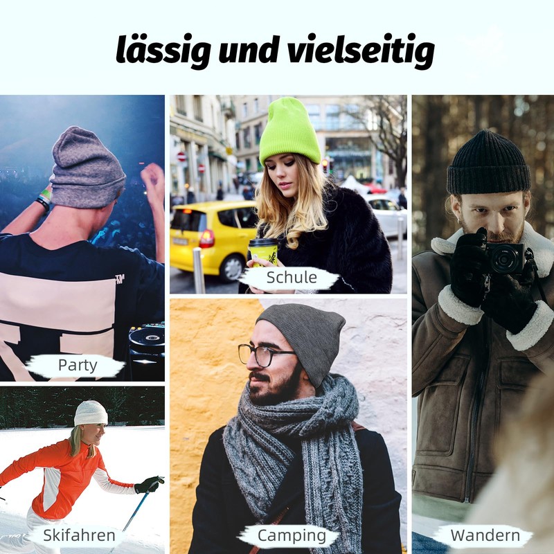 Durio Winter Beanie Hat Winter Hat Men Women Unisex Knitted
