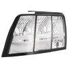 HECASA Pair Tail Lights Compatible with 1999-2004 Ford Mustang Rear