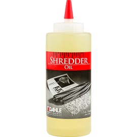Dahle Shredder Oil Reduces Friction and Optimizes Performance in Paper Shredders, For Use In All Shredders, 6 - 12 oz. Bottles