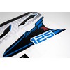 Tankpad Motorcycle Sticker Black Blue Compatible with Honda CB125R X510009VA