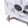 CPU Cooling Fan 3.54in 2 Heat Pipes 3pin 12VDC 2000RPM