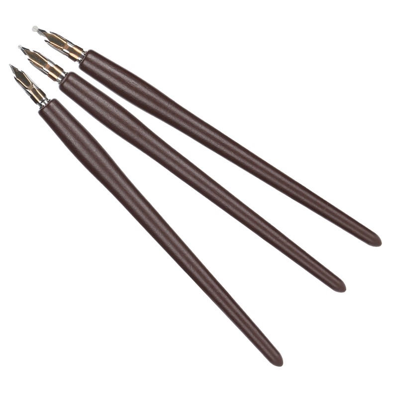 Wooden Handle Dip Pen Home Office Art Painting Calligraphy Fountain