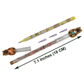 Maydahui 12 PCS Capybara Stackable Pencil Non Sharpening HB Pencils Novelty Stacking Multipoint Pencil Pop Up Pencils With 64 PCS Nibs for School Party Office Students