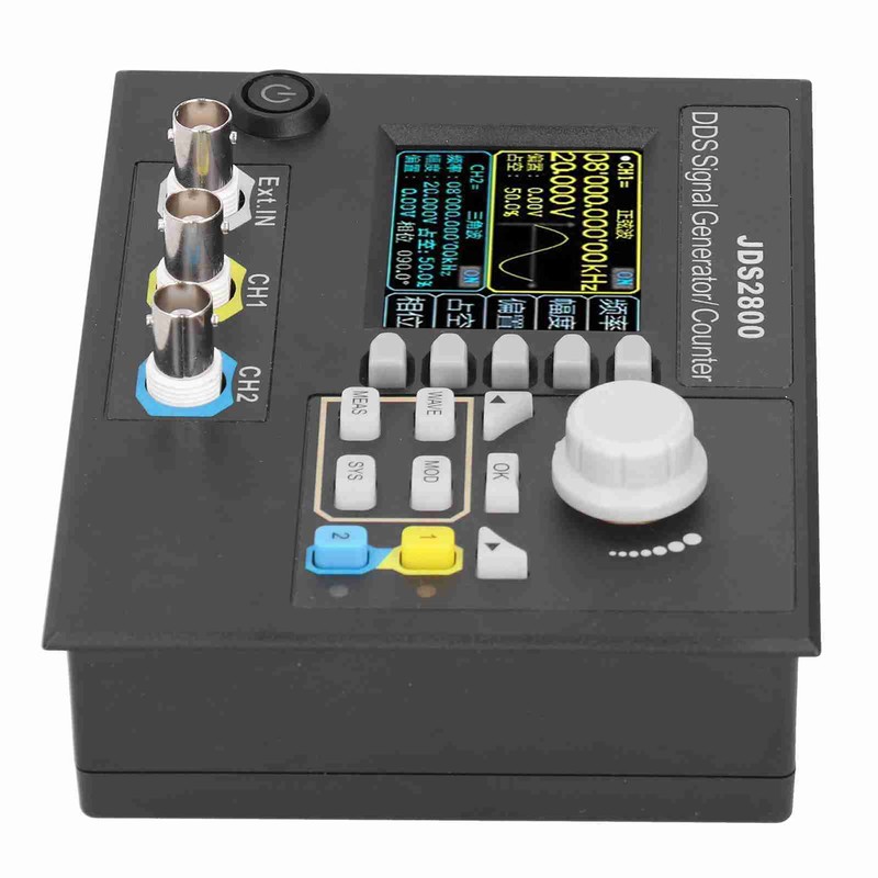 JDS2800-60MHz Function Signal Generator 2.4in LCD DDS Dual Channel Signal