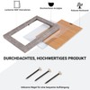 CABBEL Picture Frame 20 x 20 cm, Grey/Concrete, Sturdy MDF