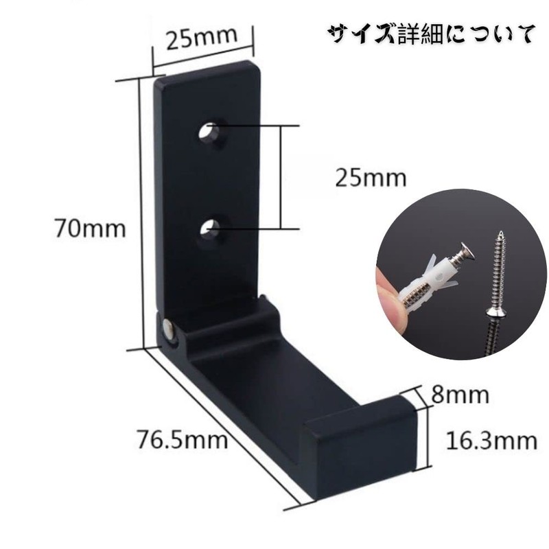 10 Pcs Wall Hanging Hooks, Foldable, Solid Aluminum Alloy, Coat