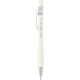 Pentel AMAIN Mechanical Pencil, 0.05 inch (1.3 mm), Off White