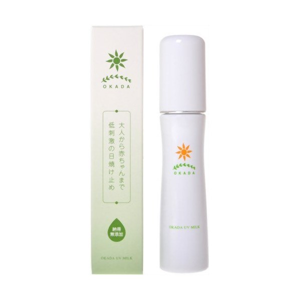 MUTENKA OKADA Japanese Fine skincare 100% Natural ingredients OKADA UV MILK (sunscreen milk) 50g