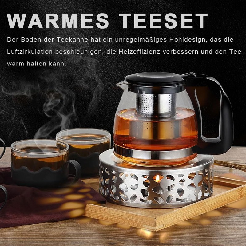 Voarge Tea Warmer for Teapot, Stainless Steel Tea Warmer with