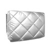 Indoor Window Air Conditioner Cover, Silver, Quilted Insulated Waterproof, Double-Layer