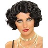 Forum Flapper Wig, Black, One Size