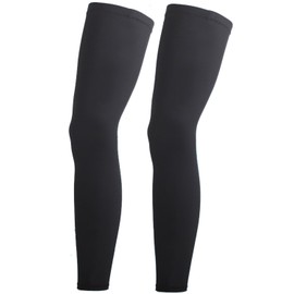 (AFROMARKET) Leg Cover, No Logo, UV Protection, Cycle Protection, Sun Protection, Cooling Sensation, Bicycle, For Both Feet (Set of 2)