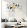 Axioglo Wall Clocks for Living Room Decor,Large Wall Clock,3D Creative