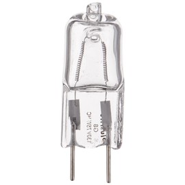 Plusrite 3413-75 Watt Halogen Light Bulb - T4 - G8 Base - Clear - 2,000 Life Hours - 1,300 Lumens - 130 Volt,
