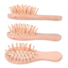 Gatuida Natural Beech Wooden Paddle Hair Brush Ergonomic Scalp Massage