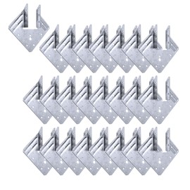 Heavy Duty Steel Connector 18-Gauge Hurricane Tie for Earthquake Forces, Resist High Wind, Roofing Trusses Wood Timber (48)