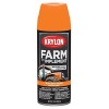 Krylon Kubota Orange Spray Paint 12 oz High Gloss Farm