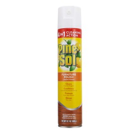 Pine-Sol Furniture Polish | Wood Furniture Polish Spray | Wood Polish Spray for Your Furniture Gives You A Powerful Clean You Can Trust | 12.7 Ounces, Lemon Scent - Pack of 6