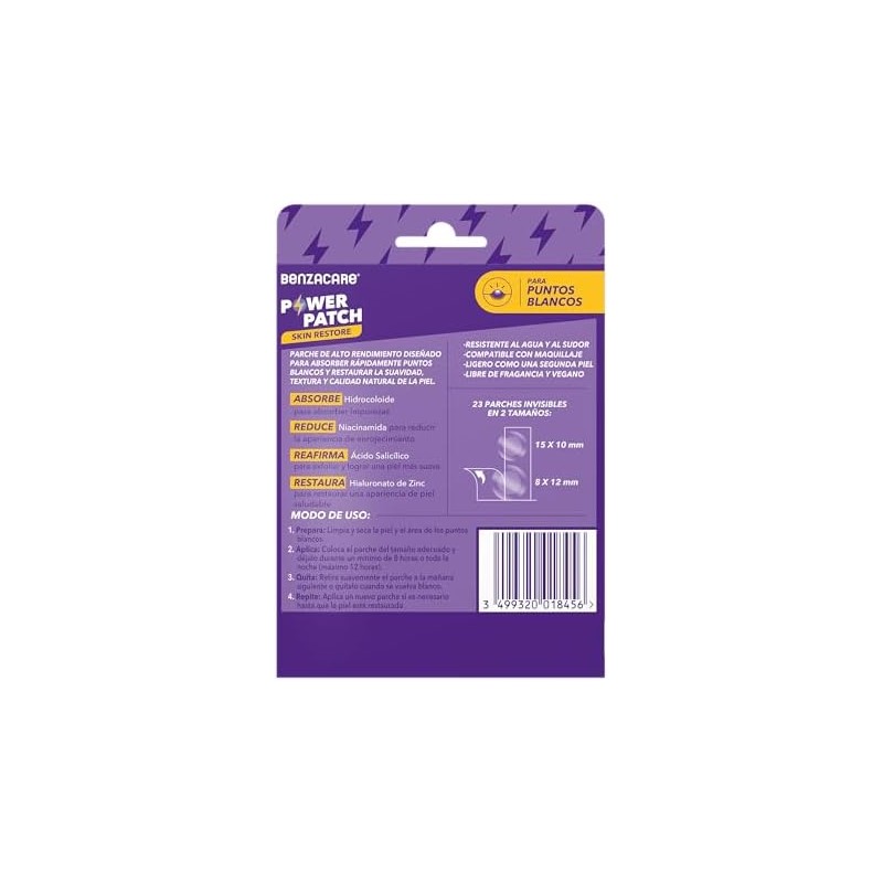 Benzacare Power Patch Skin Restore 23 Parches