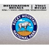 Rocky Mountain National Park Colorado Decal Sticker Vinyl 3" x 3"