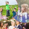 CCINEE 20pcs Mini Bubble Wands,Colourful Heart Bubble Wand Party Favor