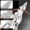 Professional Electrician Pliers Tools, Multifunctional Cable Stripper, Crimper Cable Cutter