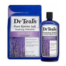 Dr Teal's Del Dr. Teal Sal De Epsom Solución De Remojo Y Gel De Ducha
