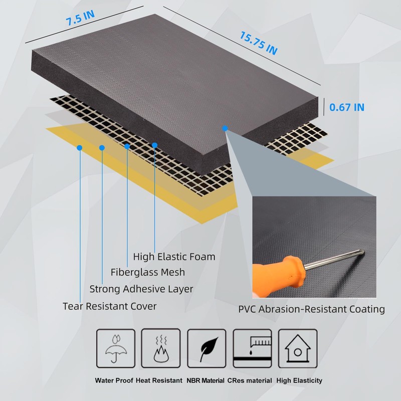 Upgraded PVC Thickened Coating Highly Elastic Garage Wall Protector car