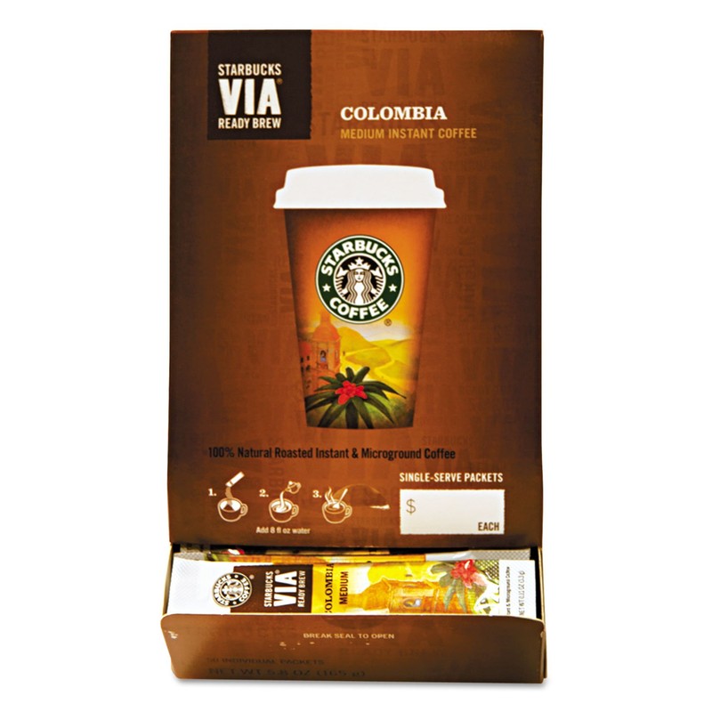 Via Ready Brew Colombia Coffee (Pack of 50)