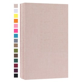 potricher Photo Album for 4x6 300 Horizontal Pockets Linen Cover Small Capacity Picture Book for Family Wedding Baby and Anniversary (Dark Green)