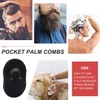 Portable Grooming Set: Plastic Massage Combs, Beard Brush, Scalp Shampoo