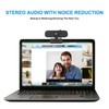 PC Webcam 2K UHD with Microphone Wide Angle USB Plug