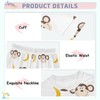 MCHIVER Cute Monkey Banana Pajamas Set 2 Piece Cotton Pjs