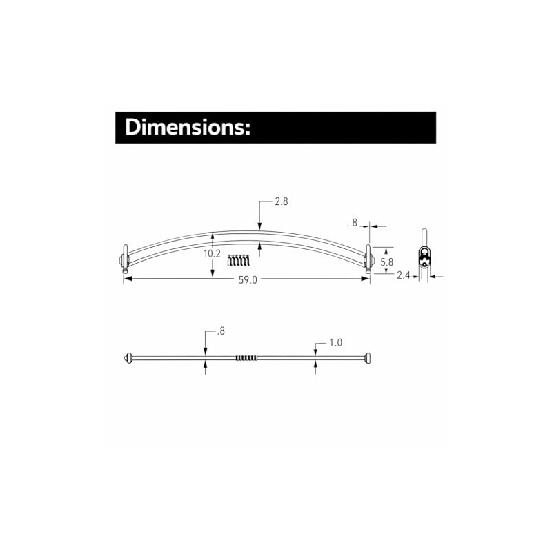 Moen Brushed Nickel Adjustable 57 to 60-inch Stainless Steel Double