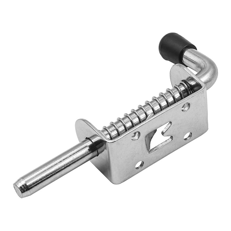Pack of 2 Stainless Steel Spring Latch Door Lock for