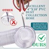 4" X 10' Dust Collection Flexible Hose with 4 In
