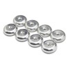Precisiongeek - Pads for Speakers, Vibration Damper, Silver Aluminium, Round,