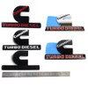 Pair Set Compatible with Cummin Turbo Emblem 3D Fender Badges