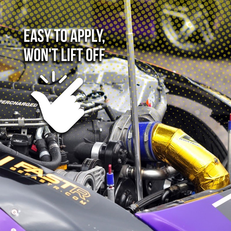 Design Engineering 10396, Inc. Reflect-A-Gold 2" x 15' High-Temperature Reflective,