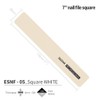 SILSTAR PROFESSIONAL 7" NAIL FILE SQUARE WHITE 100/180 MADE IN