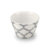 Aboard Homeware PSV3042DBKA Ikat Arabesque, Small Bowl, Crack-resistant, 4.3 inches